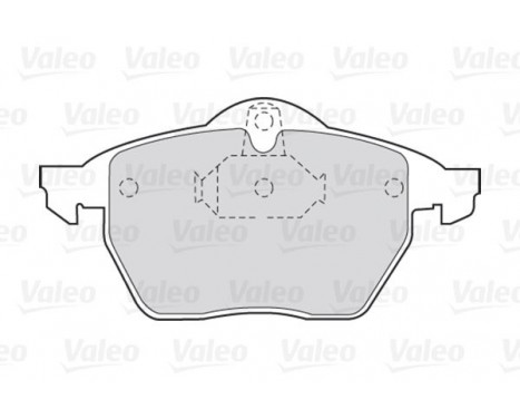 Brake Pad Set, disc brake FIRST 301454 Valeo, Image 2