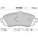 Brake Pad Set, disc brake FIRST 301456 Valeo