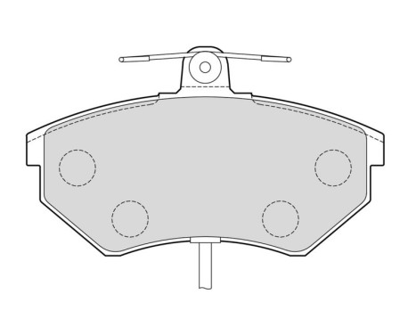 Brake Pad Set, disc brake FIRST 301484 Valeo, Image 2