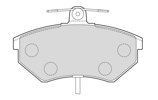Brake Pad Set, disc brake FIRST 301484 Valeo, Image 2