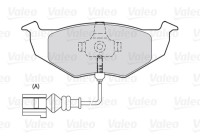 Brake Pad Set, disc brake FIRST 301488 Valeo