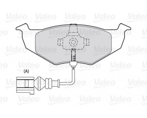 Brake Pad Set, disc brake FIRST 301488 Valeo, Image 2