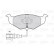 Brake Pad Set, disc brake FIRST 301488 Valeo, Thumbnail 2