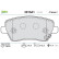 Brake Pad Set, disc brake FIRST 301641 Valeo