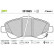 Brake Pad Set, disc brake FIRST 301665 Valeo