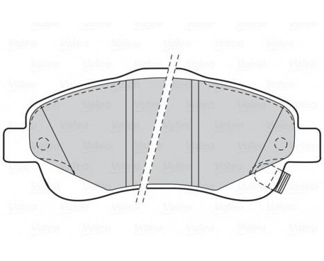 Brake Pad Set, disc brake FIRST 301665 Valeo, Image 2