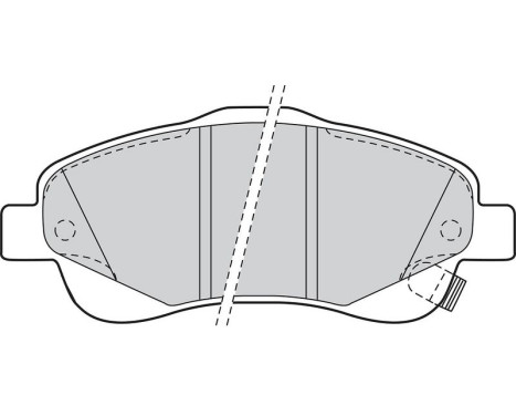 Brake Pad Set, disc brake FIRST 301665 Valeo, Image 2