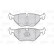 Brake Pad Set, disc brake FIRST 301753 Valeo, Thumbnail 2