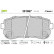 Brake Pad Set, disc brake FIRST 301867 Valeo