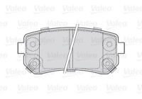 Brake Pad Set, disc brake FIRST 301867 Valeo