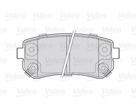 Brake Pad Set, disc brake FIRST 301867 Valeo, Image 2