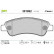 Brake Pad Set, disc brake FIRST 301892 Valeo