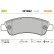 Brake Pad Set, disc brake FIRST 301892 Valeo