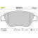 Brake Pad Set, disc brake FIRST 301913 Valeo