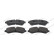 Brake pad set, disc brake FVR5187 Ferodo