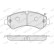 Brake pad set, disc brake FVR5187 Ferodo, Thumbnail 2