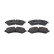 Brake pad set, disc brake FVR5187 Ferodo