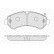 Brake pad set, disc brake FVR5187 Ferodo, Thumbnail 2