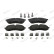 Brake pad set, disc brake FVR5460 Ferodo