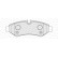Brake pad set, disc brake FVR5596 Ferodo, Thumbnail 2