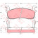 Brake Pad Set, disc brake GDB1004 TRW