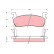 Brake Pad Set, disc brake GDB1004 TRW, Thumbnail 2