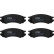 Brake Pad Set, disc brake GDB1005 TRW, Thumbnail 2