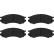 Brake Pad Set, disc brake GDB1005 TRW, Thumbnail 3
