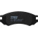Brake Pad Set, disc brake GDB1005 TRW, Thumbnail 4