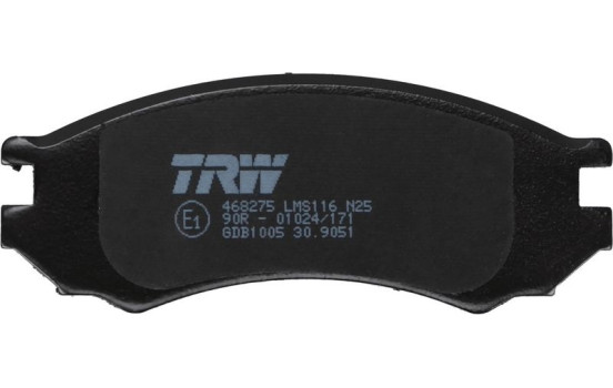 Brake Pad Set, disc brake GDB1005 TRW, Image 4