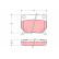 Brake Pad Set, disc brake GDB1007 TRW, Thumbnail 2