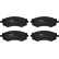 Brake Pad Set, disc brake GDB1008 TRW, Thumbnail 2