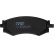 Brake Pad Set, disc brake GDB1008 TRW, Thumbnail 4