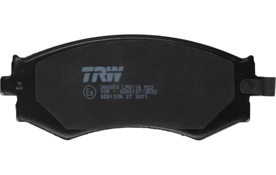 Brake Pad Set, disc brake GDB1008 TRW, Image 4