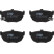 Brake Pad Set, disc brake GDB1010 TRW, Thumbnail 2