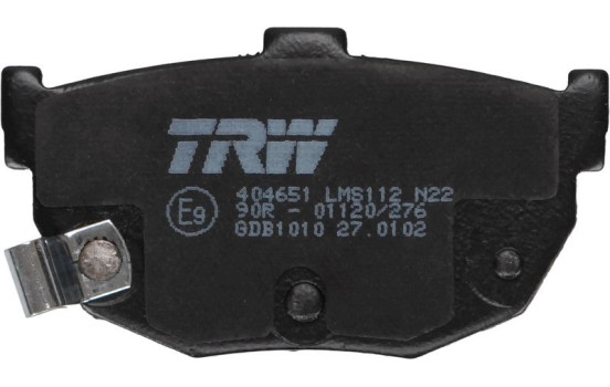 Brake Pad Set, disc brake GDB1010 TRW, Image 4