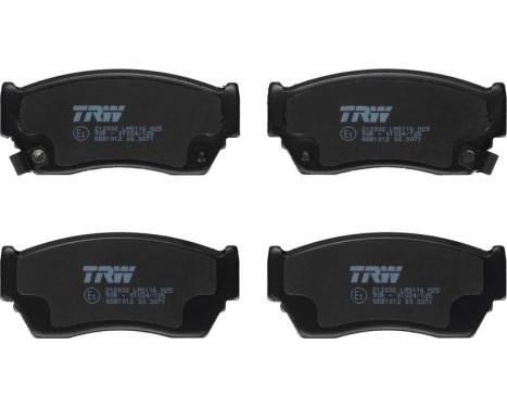 Brake Pad Set, disc brake GDB1012 TRW, Image 2