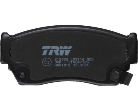 Brake Pad Set, disc brake GDB1012 TRW, Image 4