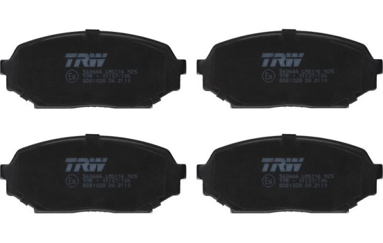 Brake Pad Set, disc brake GDB1028 TRW, Image 2