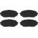 Brake Pad Set, disc brake GDB1028 TRW, Thumbnail 3