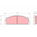 Brake Pad Set, disc brake GDB105 TRW, Thumbnail 2