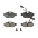 Brake Pad Set, disc brake GDB1058 TRW