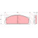 Brake Pad Set, disc brake GDB107 TRW