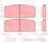 Brake Pad Set, disc brake GDB108 TRW