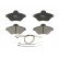 Brake Pad Set, disc brake GDB1102 TRW