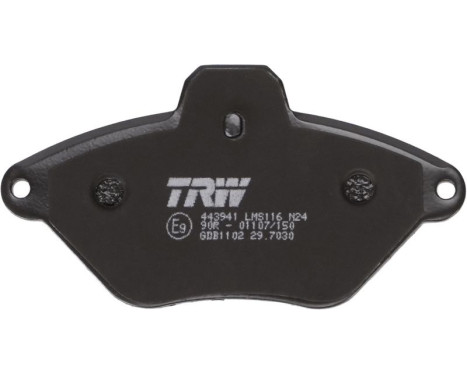 Brake Pad Set, disc brake GDB1102 TRW, Image 4