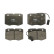 Brake Pad Set, disc brake GDB1111 TRW