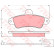 Brake Pad Set, disc brake GDB1112 TRW