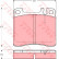 Brake Pad Set, disc brake GDB1122 TRW