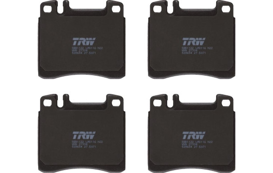 Brake Pad Set, disc brake GDB1122 TRW, Image 2